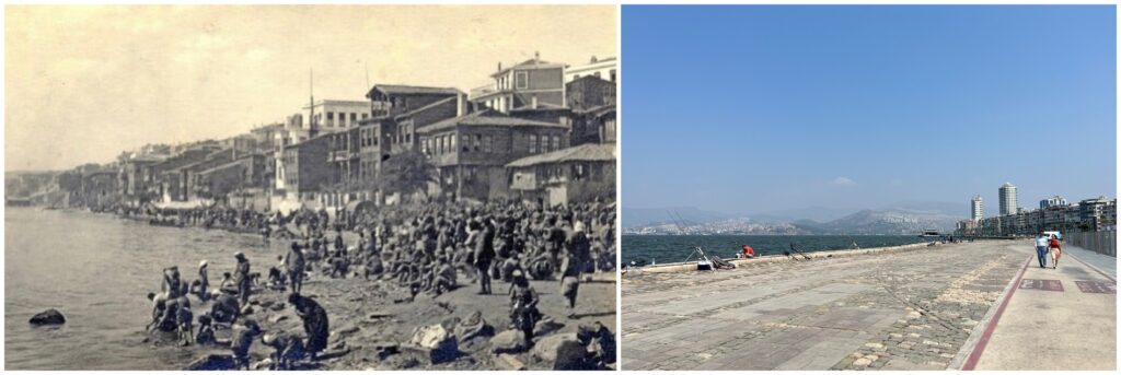 Η Προκυμαία στην Καταστροφή του 1922 και σήμερα.