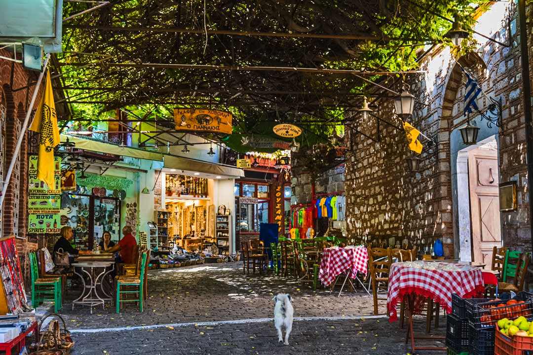 Αγιάσος Σκεπαστή Αγορά - travelshare.gr
